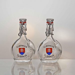 Sklenená fľaša - Slovensko/Slovakia 40 ml